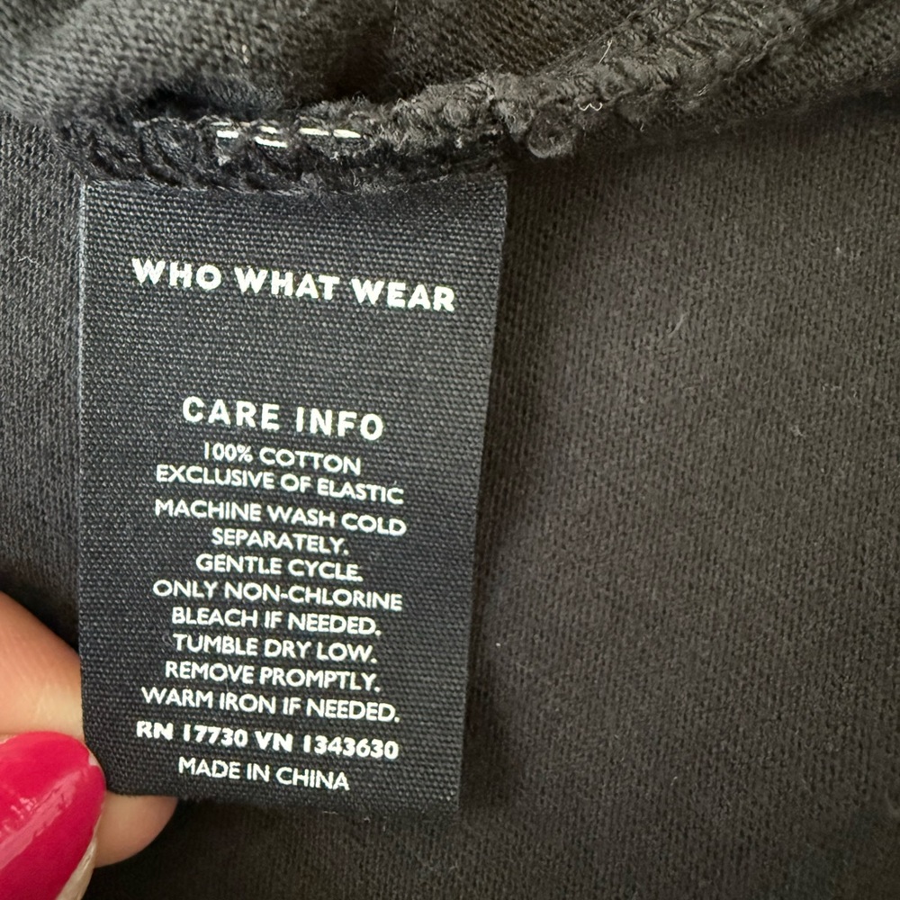 Who What Wear Black Puff-Sleeve Midi Dress - Picture 8 of 10